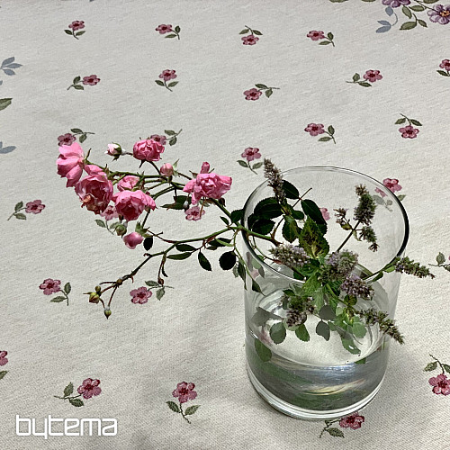 Round tapestry tablecloth BOUQUET BORDURA