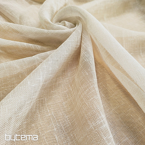 Luxury curtain GERSTER 11334 gray-beige