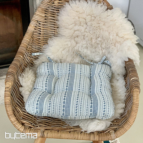 SEAT CUSHION TOSCANA VALERY RIGA stripe blue