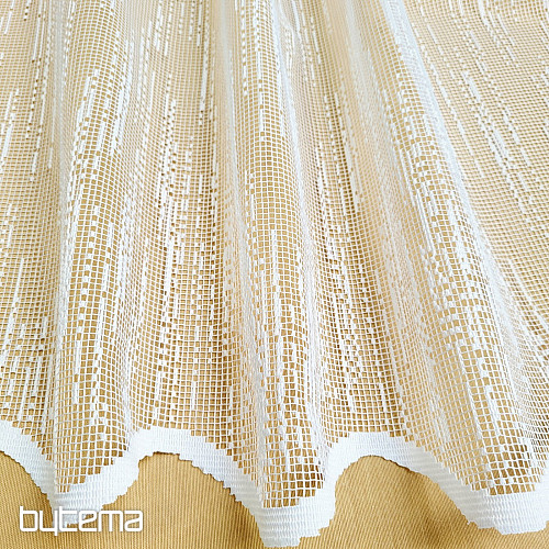 Jacquard curtain V2503 white