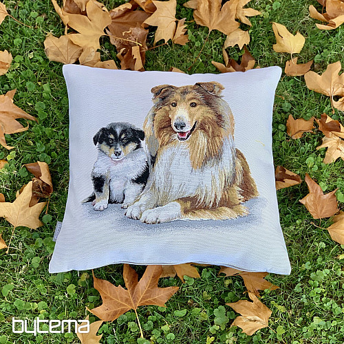 Tapestry cover COLLI AND PUPPY