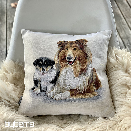 Tapestry cover COLLI AND PUPPY