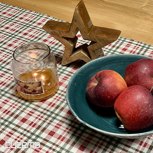 Christmas tablecloth and scarf SCOTTISH SHELLEY CHECK