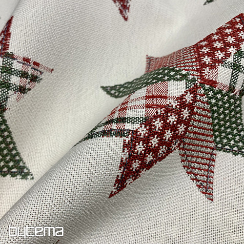 Christmas tablecloth and scarf STAR SHELLEY