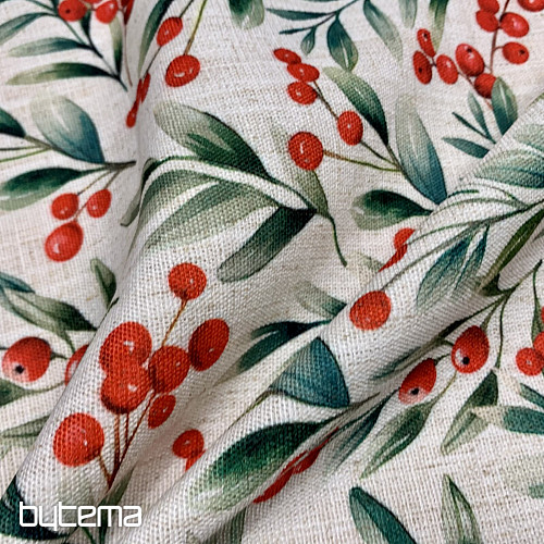Decorative tablecloth CHRISTMAS BERRIES
