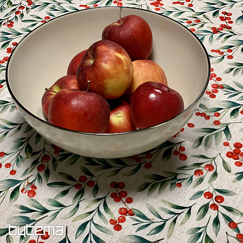 Decorative tablecloth CHRISTMAS BERRIES