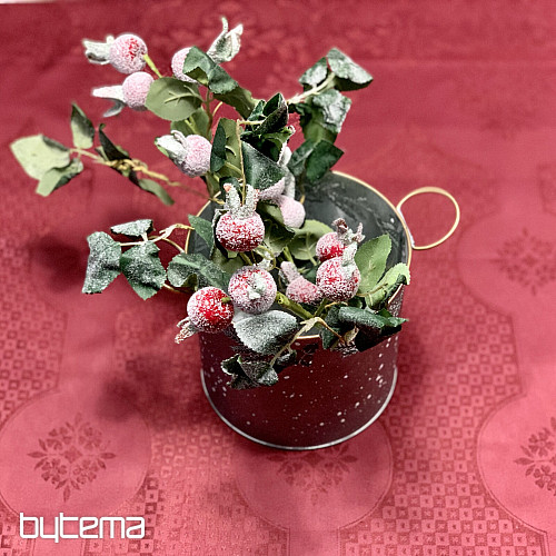 Tablecloth DAMASK burgundy 120x140