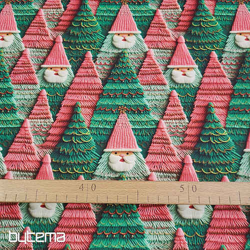 Cotton fabric CHRISTMAS ARTHUR