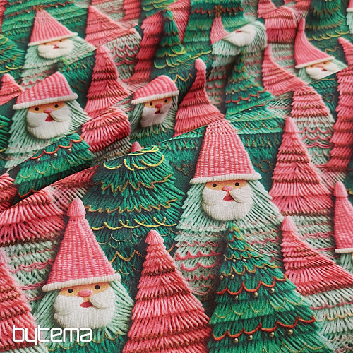 Cotton fabric CHRISTMAS ARTHUR