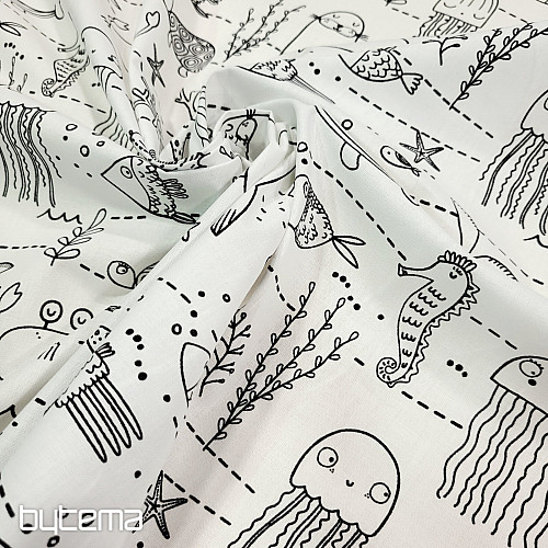 Painting fabric UNDERWATER WORLD