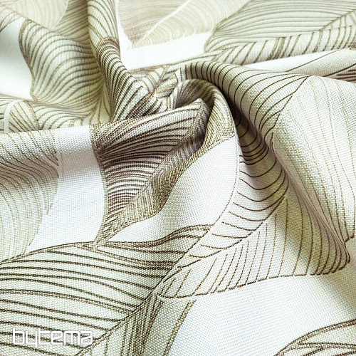 Decorative fabric MAXI LEAVES light green