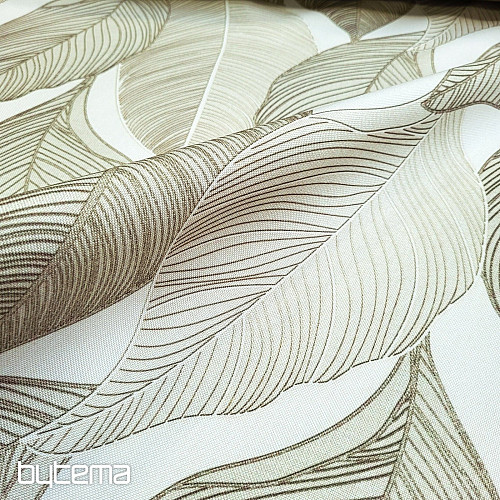 Decorative fabric MAXI LEAVES light green