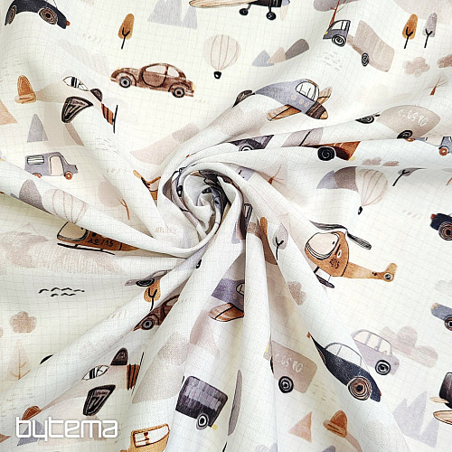 Cotton fabric ROAD TRIP