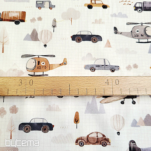 Cotton fabric ROAD TRIP