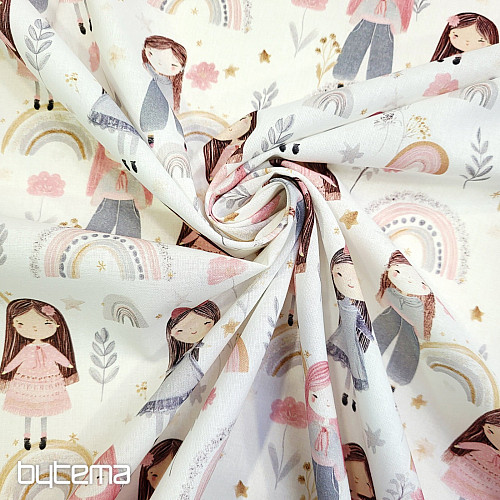 Cotton fabric GIRLS