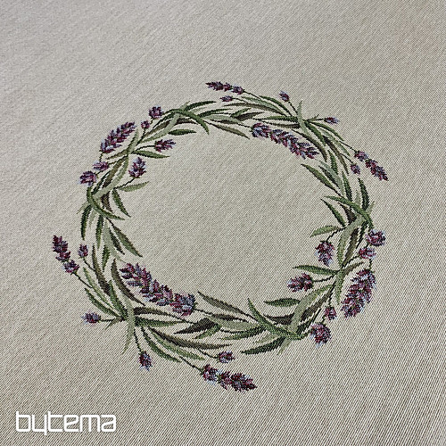 Round tapestry tablecloth LAVENDER