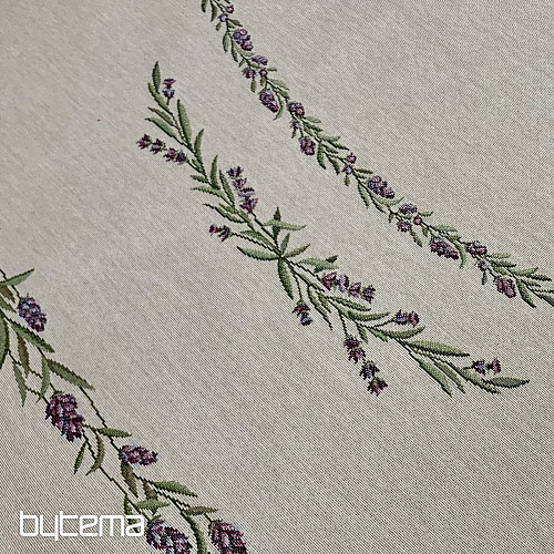 Round tapestry tablecloth LAVENDER