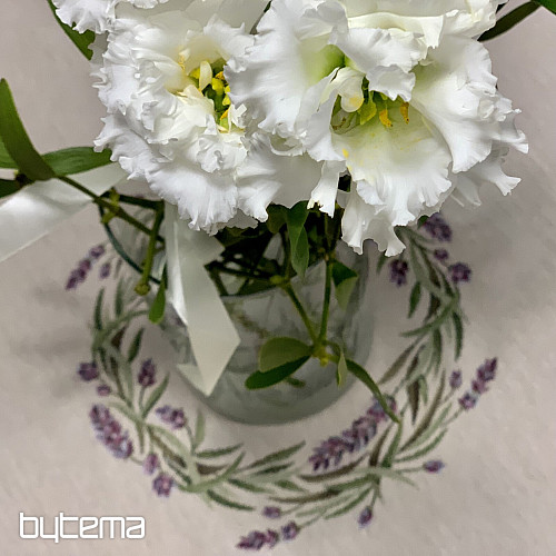 Round tapestry tablecloth LAVENDER