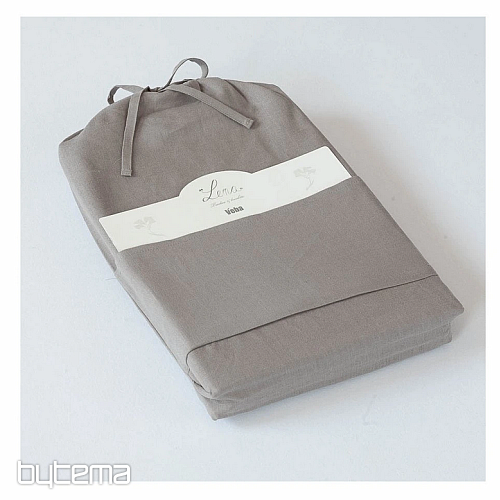 LINEN BEDDING LENA brown