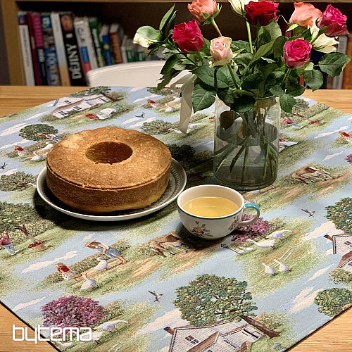 Tapestry tablecloth and scarf VENKOV
