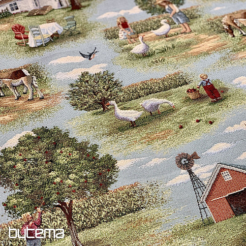 Tapestry tablecloth and scarf VENKOV