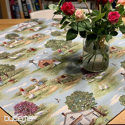 Tapestry tablecloth and scarf VENKOV