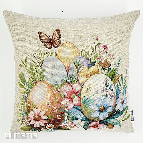Easter decorative cover EGGS IN THE GRASS