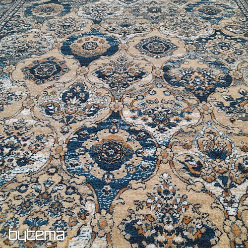 Luxury wool carpet ISFAHAN Forenza emerald/emerald