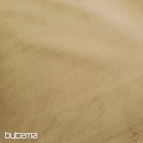 Luxurious monochrome designer decorative fabric GERSTER 77042/0200 BROWN