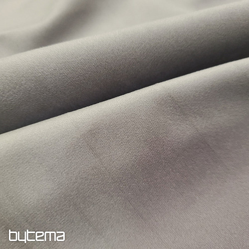 Luxurious monochrome designer decorative fabric GERSTER 77042/0040 BEIGE GREY