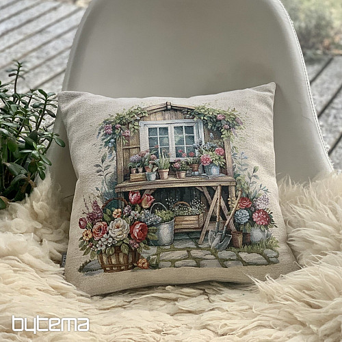 Tapestry pillowcase GARDEN HOUSE