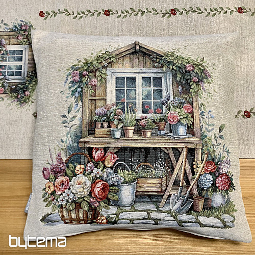 Tapestry pillowcase GARDEN HOUSE