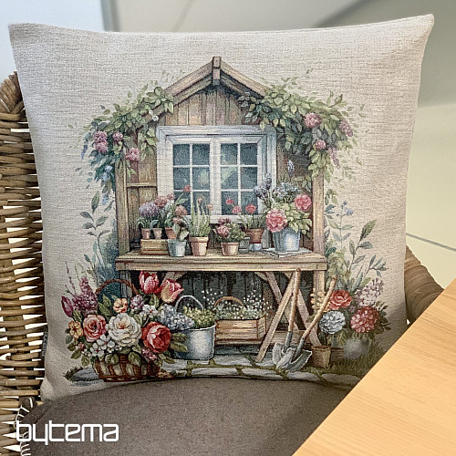 Tapestry pillowcase GARDEN HOUSE