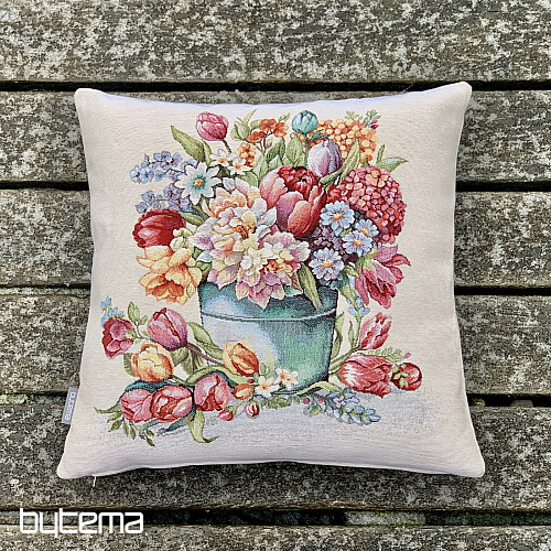 Tapestry pillowcase SPRING BOUQUET