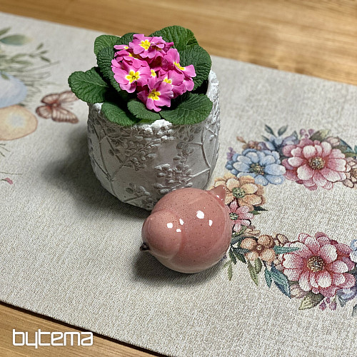 Easter tablecloth and scarf EGGS IN THE GRASS