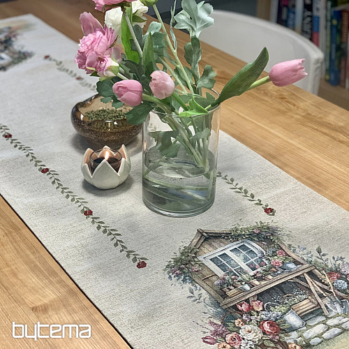 Tapestry tablecloth and scarf GARDEN HOUSE