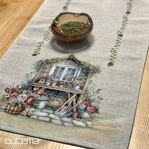 Tapestry tablecloth and scarf GARDEN HOUSE