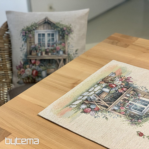 Tapestry tablecloth and scarf GARDEN HOUSE