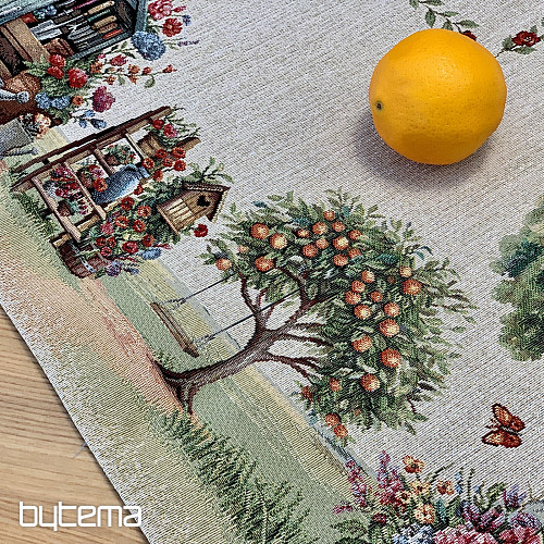 Tapestry tablecloth and scarf GARDEN HOUSE