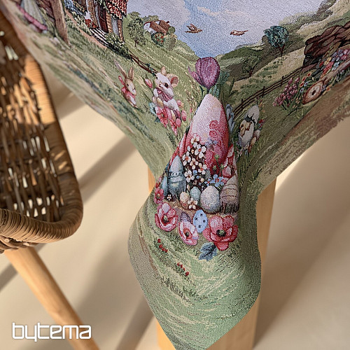 Tapestry tablecloth and scarf EASTER JOURNEY
