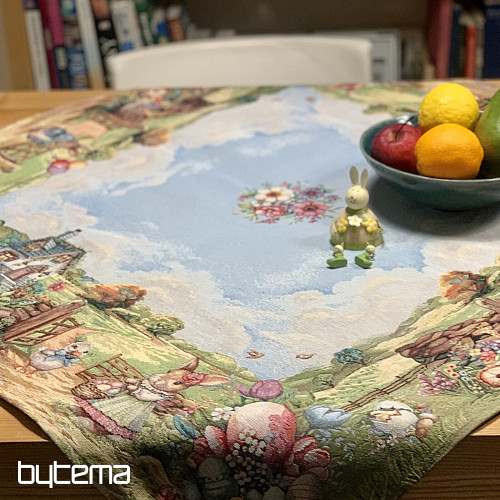 Tapestry tablecloth and scarf EASTER JOURNEY