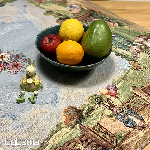 Tapestry tablecloth and scarf EASTER JOURNEY