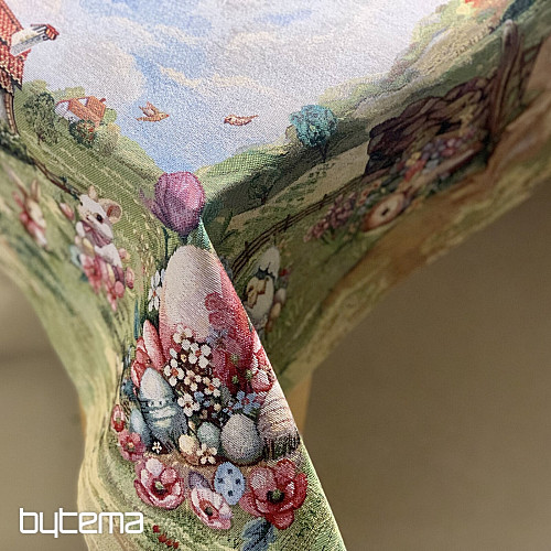 Tapestry tablecloth and scarf EASTER JOURNEY