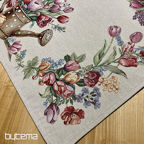 Tapestry tablecloth and scarf SPRING BOUQUET