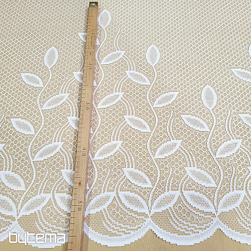 Jacquard curtain LEAVES II