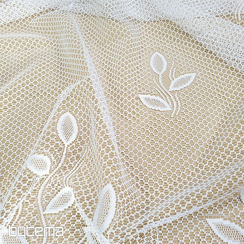 Jacquard curtain LEAVES II