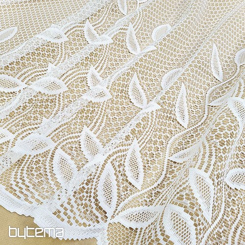 Jacquard curtain LEAVES II