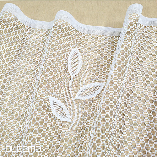 Jacquard curtain LEAVES II