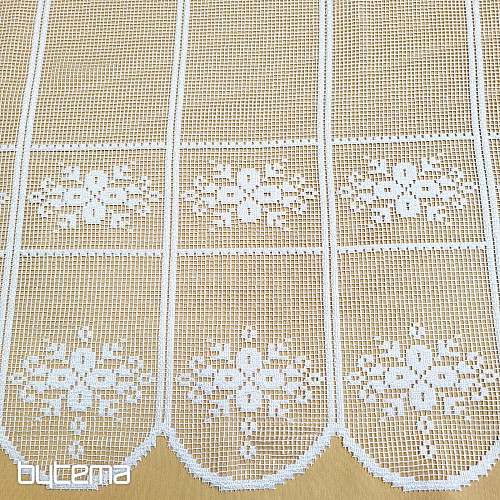 Stained glass curtain OTYLKA WHITE