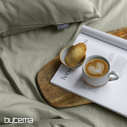 IRISETTE luxury cotton satin PARIS 8000-32 SAGE